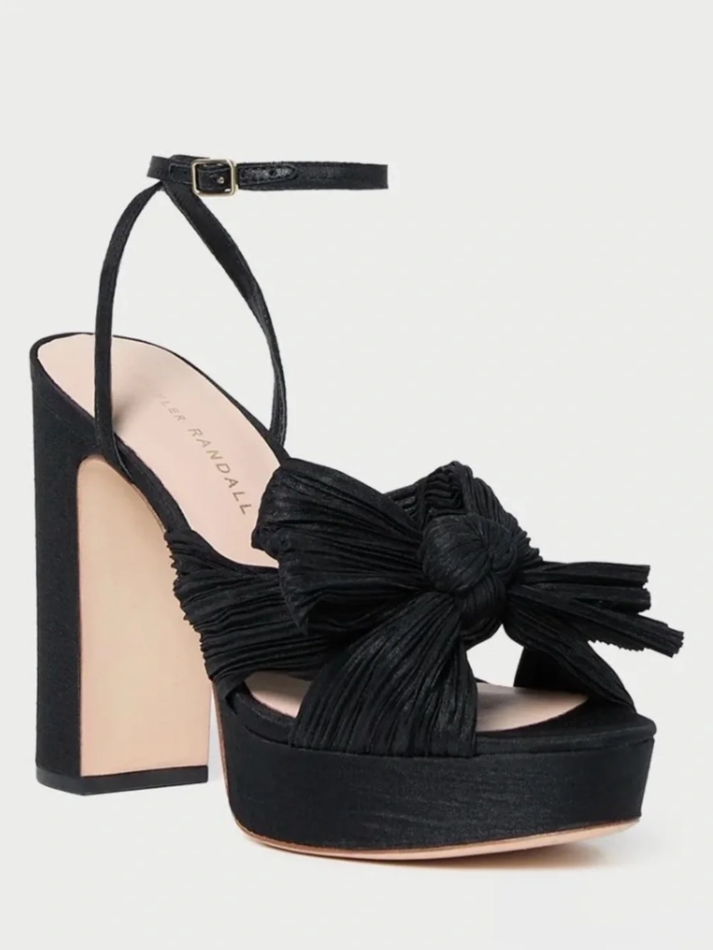 Loeffler Randall Natalia Black Platform Bow Heel